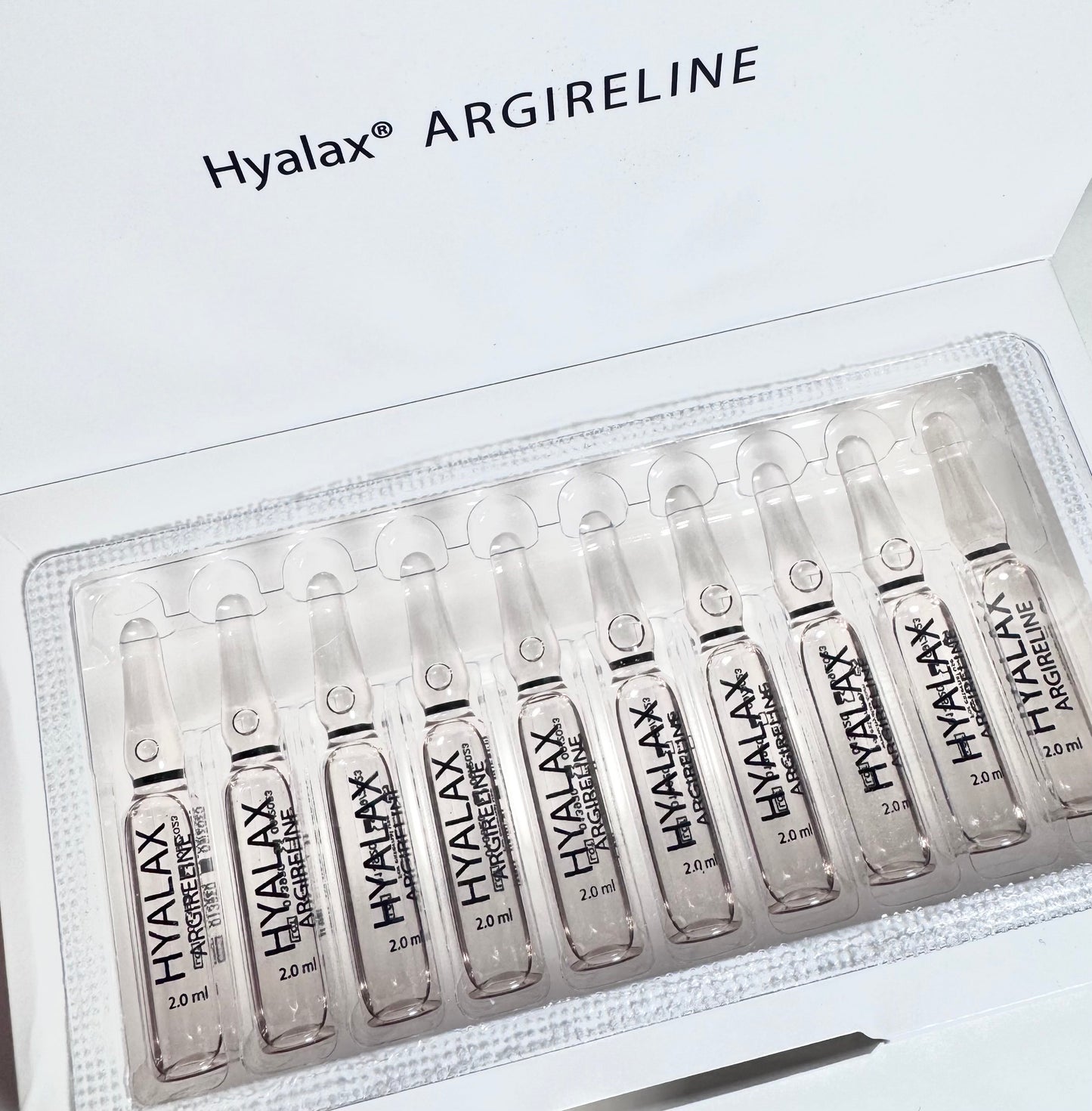 Hyalax Argireline 10% Ampullen Peptid mit ähnlicher Wirkung wie Botox 10 x 2 ml - SKIN-BOOSTERS