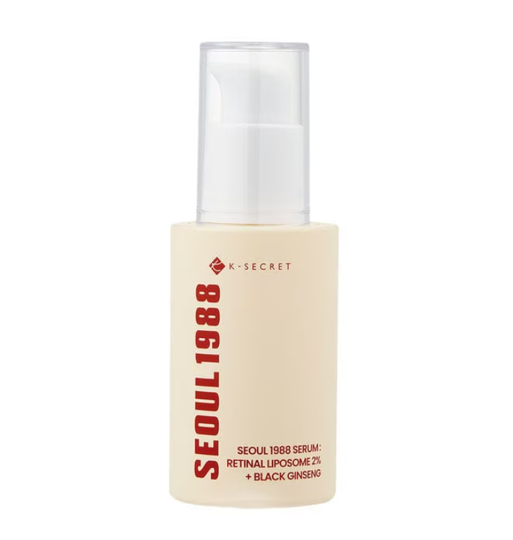 KSECRET SEOUL 1988 Serum: Retinal Liposome 2% + Black Ginseng (30ml) - SKIN-BOOSTERS